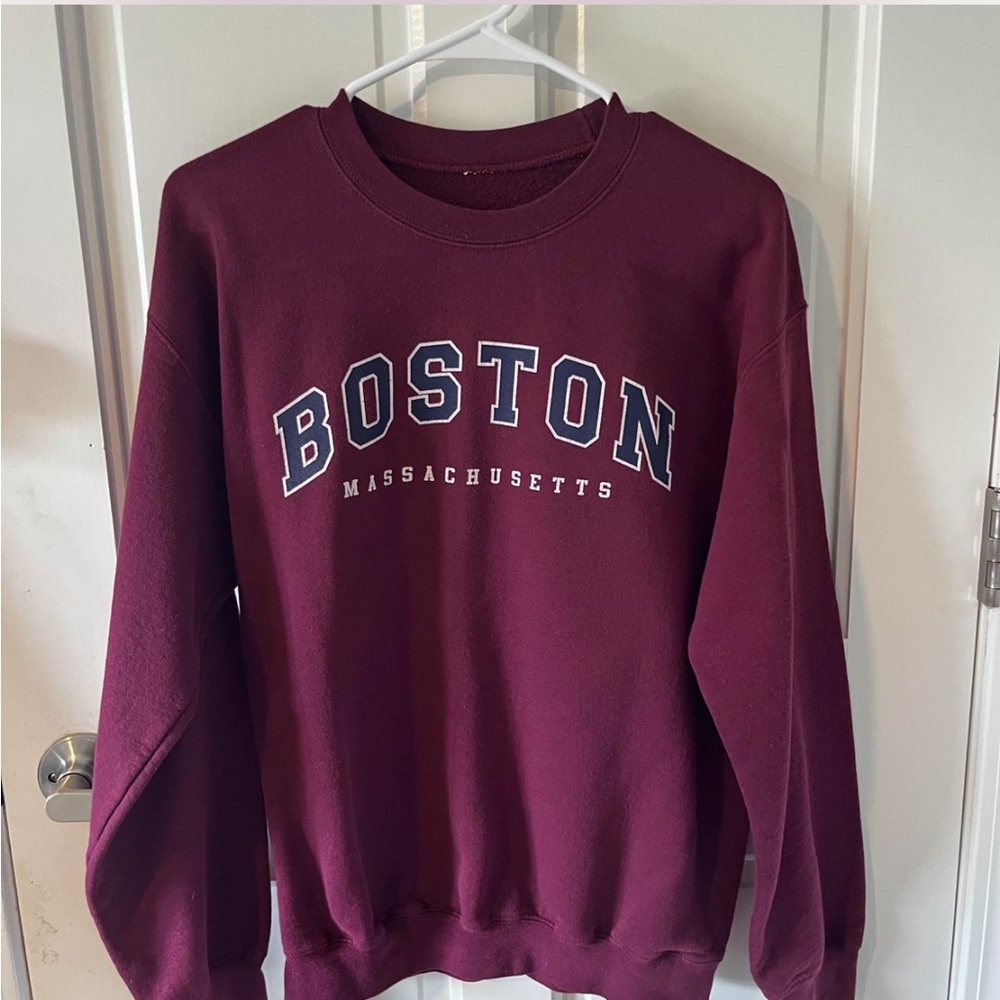 Boston Maroon Men's Sweater